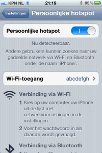 wifi hotspot iphone