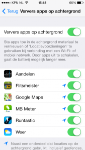 berichtencentrum iOS7