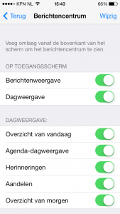 achter verversen apps iOS7